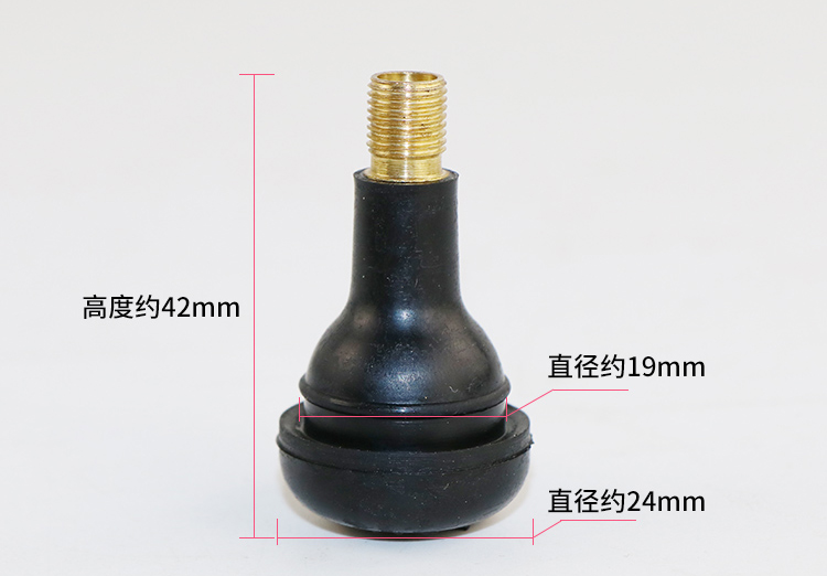TR415纯铜橡胶气嘴汽车真空胎轮胎气门嘴