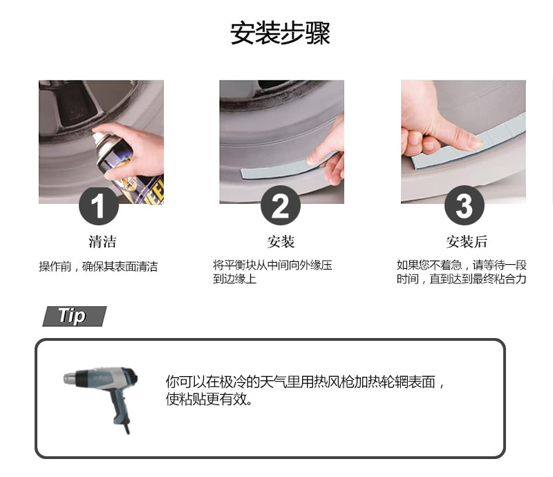 铁质粘贴平衡块